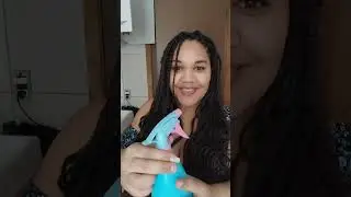 Lavando minha french curl depois de uma semana