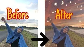 APLIKASI EDIT AWAN DIIPHONE | tutorial edit foto langit
