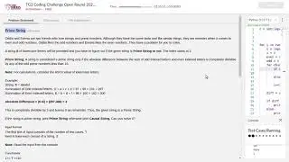 Prime string | Geekgoddess -2021 | techgig | passed all test cases
