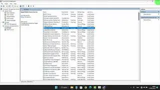Windows 11 Home : How to Start or Stop Apple Mobile Device Service