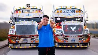 The two new modified buses