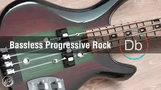 Progressive Rock Bass Backing Track in Db