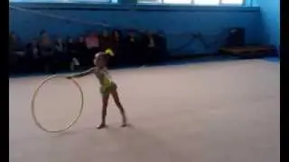 Маленька гімнастка з Луцька 5 р.