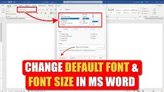 How To Make Your Favorite Font Default In Word Forever!
