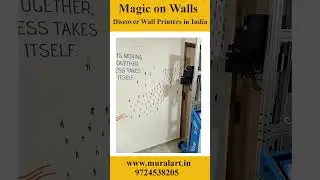 Magic on Walls: Discover Wall Printers in India #wallprinter #wallprintingmachine #wallmural