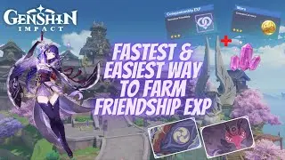 Guide Cara Tercepat & Termudah Farming Friendship Exp !!! | Genshin Impact Indonesia