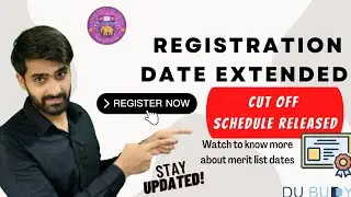 Delhi University (DU) first Cutoff list Date and complete schedule.Last date to apply extended.