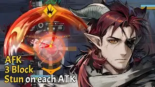 [Arknights] Hoederer Skill 2 Showcase (AFK Stun)