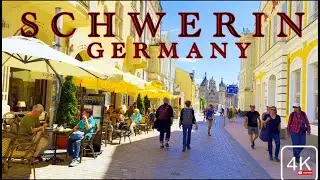 SCHWERIN, GERMANY 🇩🇪 Hot SUMMER CITY WALK ☀️ in 4K 60FPS #germany #subscribe 👍