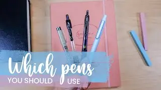 Which Pen You Should Get | Pigma Micron, Pilot G2, Uniball Signo, and Writech Up-Gel Pen Reviews