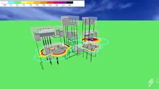 Simulazioni 3D impatto magnetico - 3D magnetic impact simulations