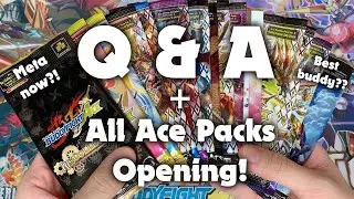 BUDDYFIGHT ACE BOOSTER PACK OPENING! + Q&A