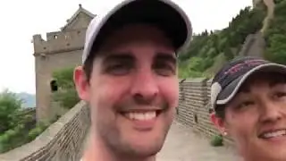 Going Up My Favorite Part of the Great Wall