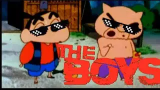 THE BOYS MEME | shin chan thug life shinchan funny moment 
