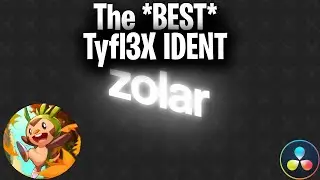 How To Make The *BEST* Tyfl3x Ident In DAVINCI RESOLVE 18 | FULL TUTORIAL + PROJECT FILE |