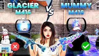 Mummy M416 Vs Glacier M416 🔥 - Detailed Comparison | Which is Best? #bgmi #pubgmobile
