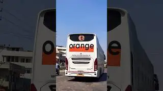 Orange Volvo Multi-axle 9600s #shorts #maheshvolvoraider