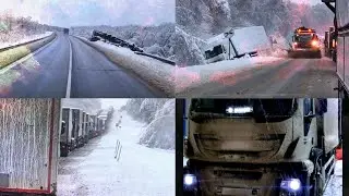 Ужасный Рейс в Башкирию. Пробки,Аварии,Гололёд. Секрет у iveco stralis .Очень сложный рейс.