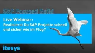 Webinar SAP Focused Build - Realisierst Du SAP Projekte schnell und sicher wie im Flug? | itesys AG