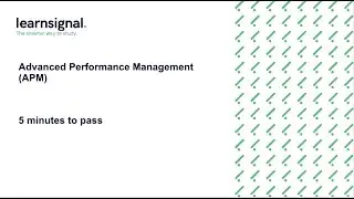 APM - pass in 5 mins
