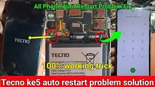Tecno ke5 auto restart problem | tecno ke5 auto on off problem | tecno automatic restart solution