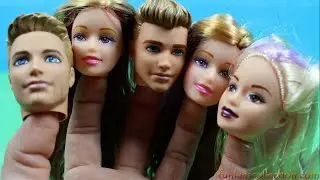 2 years old singing “Barbie Finger Family Song”