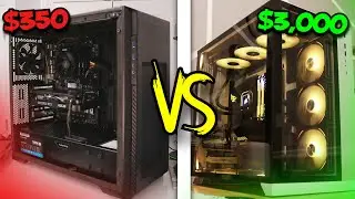 $350 Vs  $3,000 Gaming PC!