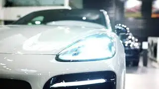 Porsche Cayenne Coupé в цвете светло-серый неметаллик (Crayon)