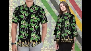 Tutorial Batik Motif Daun Sirih dari Sket Kertas sampai hasil jadi Motif Baju