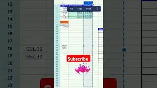 Special Past in Google sheets Excel                             #googlesheets #ytshortsvideo