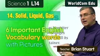 6  Important English Vocabulary Words with pictures  I  Science 1. L14. Soild, Liquid, Gas