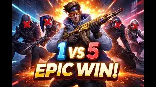 Epic 1vs 5 VALORANT clutch 