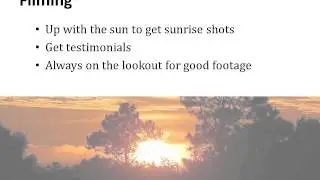 Travel Videography -  Tips in filming