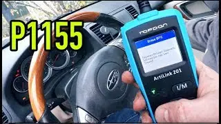 ArtiLink201 Scan Tool - Fixing P1155