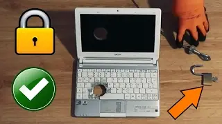NETBOOK Acer Aspire one vs. DRILL PRESS | How to protect your computer