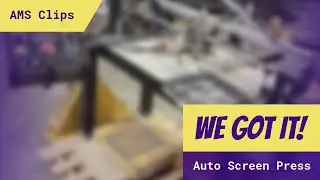 Ordering a Flatbed Automatic Screen Print Press for My Transfer Business - AMS Clips