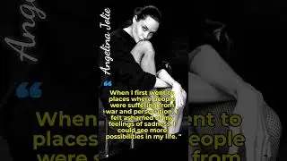 I FELT ASHAMED OF MY FEELINGS OF SADNESS : ANGELINA JOLIE | ANGELINA JOLIE#angelinajolie #shorts