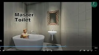 Lumion 6 Animation Interior Video Clip -8(Master Toilet)
