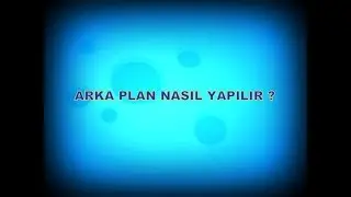 Youtube de Arka Plan Nasıl Yapılır ? ( Programsız )