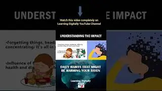 Unlocking Your Brain. Avoid 5 daily habits