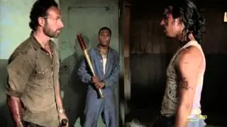 The Walking Dead - Rick and Tomas epic stare out