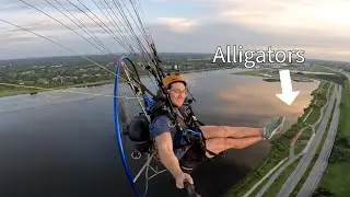 FlyIng My Paramotor Around UTC Sarasota.