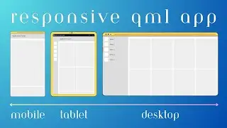 RESPONSIVE LAYOUT IN QML || QT QUICK || QML || LAYOUTITEMPROXY || Qt6