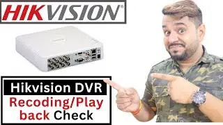 Hikvision DVR Recording/Playback Check Processor |  Hikvision DVR में Recording कैसे चैक करते है?