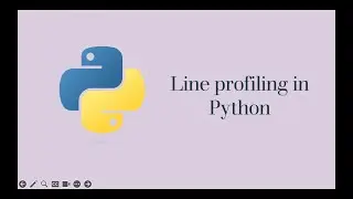 python line by line code profiling