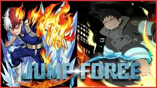Jump Force Mugen v11 | Battle of flames Todoroki vs Shinra