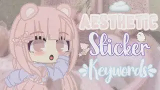 ꒰⑅Aesthetic Sticker keywords on Picsart⑅꒱