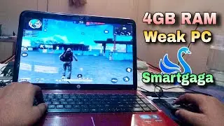 SmartGaGa⚙️🚩For Low-End Pc 4gb ram 💻 640x480 💔Free Fire Weak Pc Experience 🐌Regedit🇮🇳