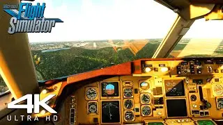 United Airlines Boeing 767-300ER | Realistic Landing At Dusseldorf Airport | MSFS Experience