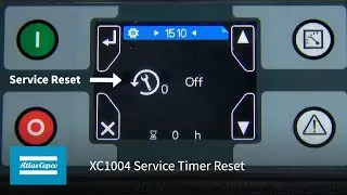 Atlas Copco XC1004 Service Timer Reset | Atlas Copco Power Technique USA
